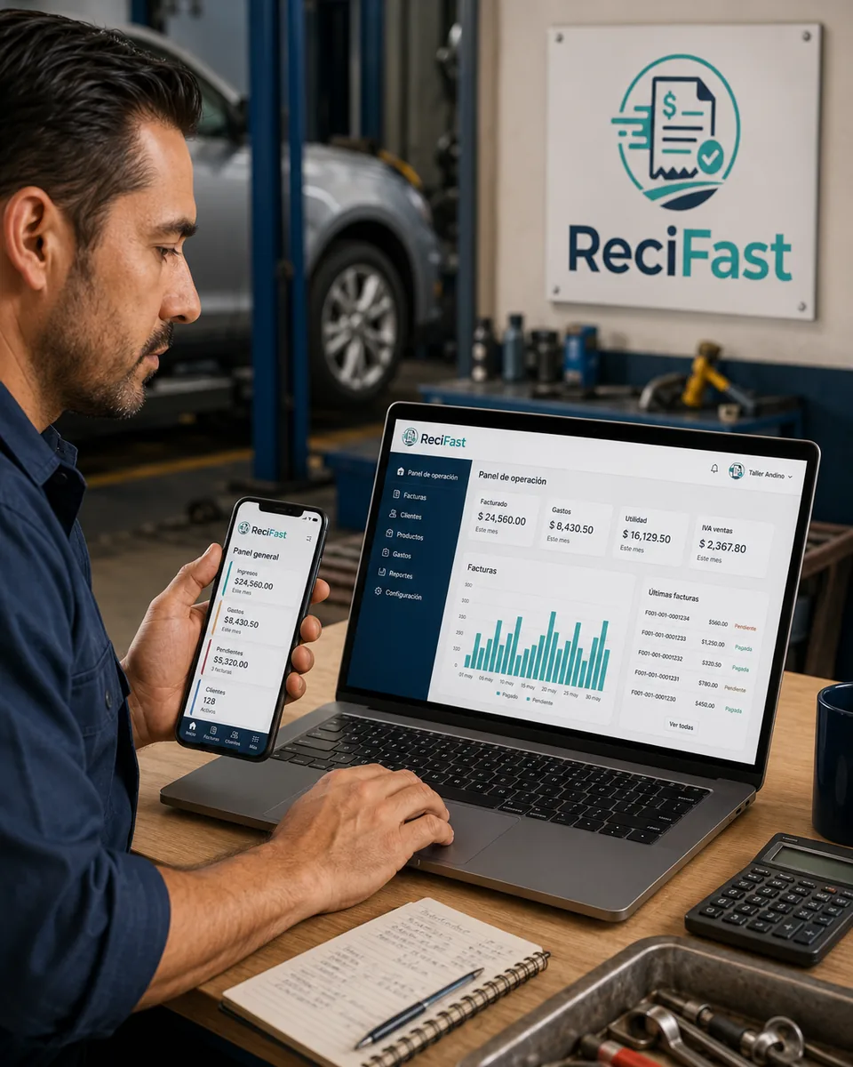 Emisión de facturas con ReciFast